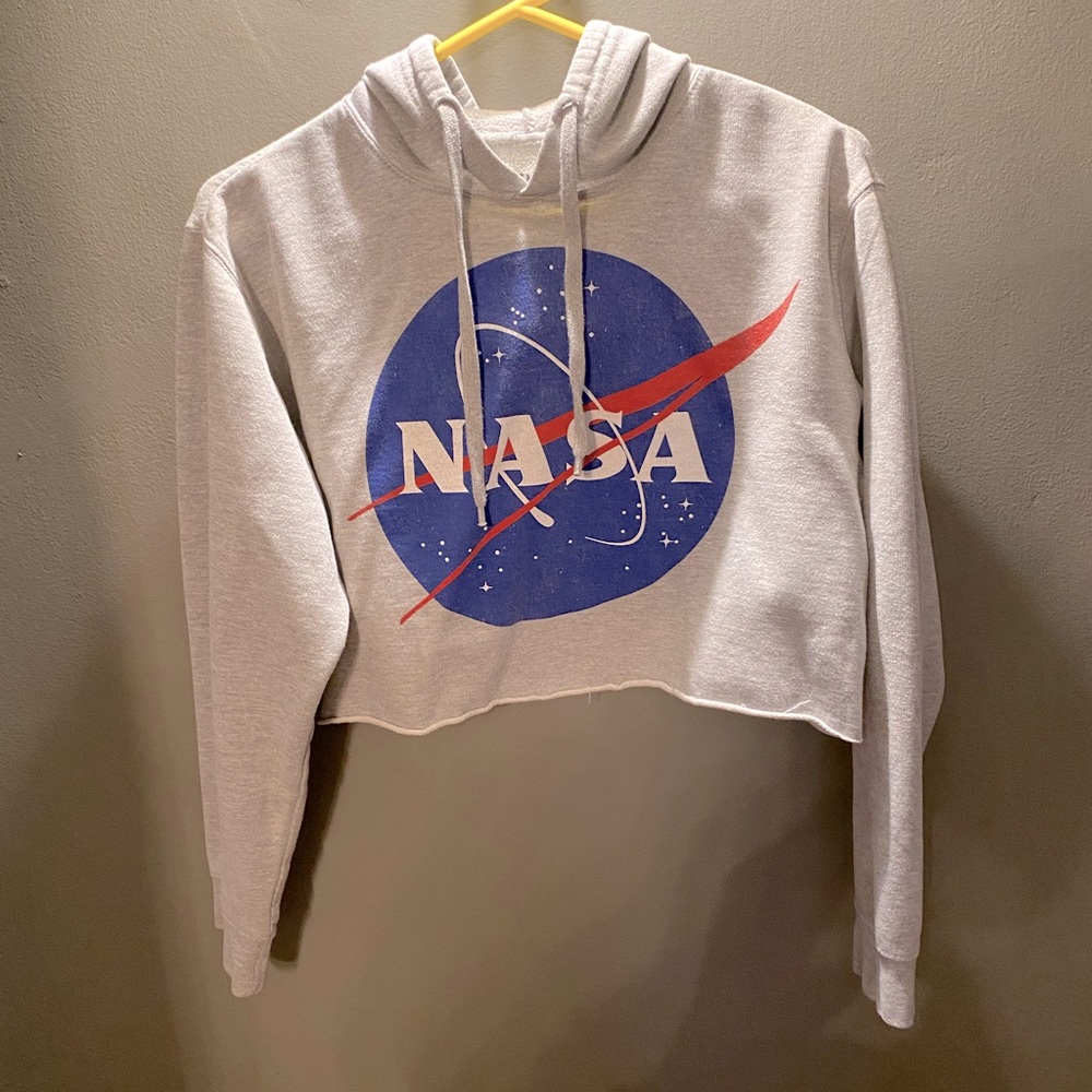Chemistry Nasa Crop Hoodie